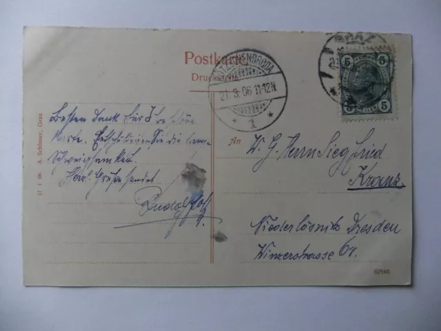AK , Glockenspiel in Graz , 1906 2