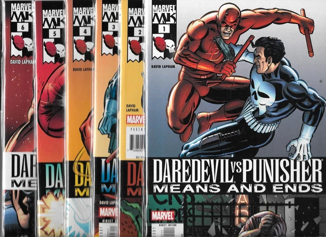 Daredevil Vs Punisher Means And Ends #1-#6 Set (Nm-) Marvel Comics