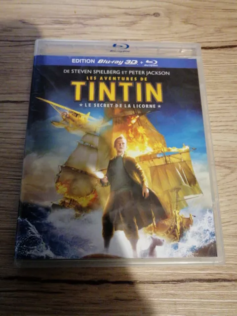 COMBO Blu Ray 3D + 2D / Les aventures de Tintin : le secret de la Licorne