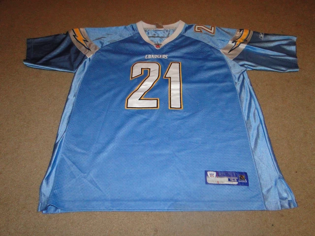 San Diego Chargers # 21 Ladanian Tomlinson Nfl Throwback Jersey By Reebok Sz.56