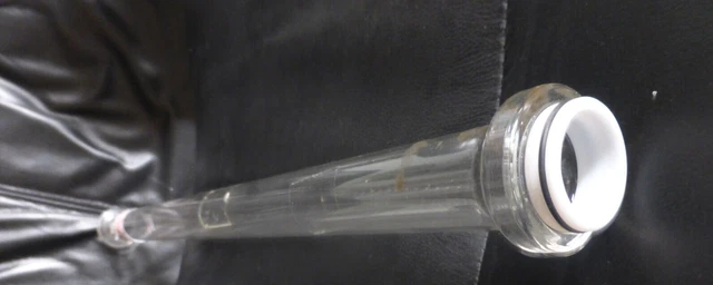 LAB GLASSWARE-20"x 1.1/2" OD, HOLLOW TUBE WITH BROADENED RIM ENDS (16976-G/L3)