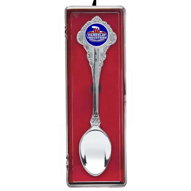 Vandelay Industries George Seinfeld Spoon Collectors Souvenir with display case
