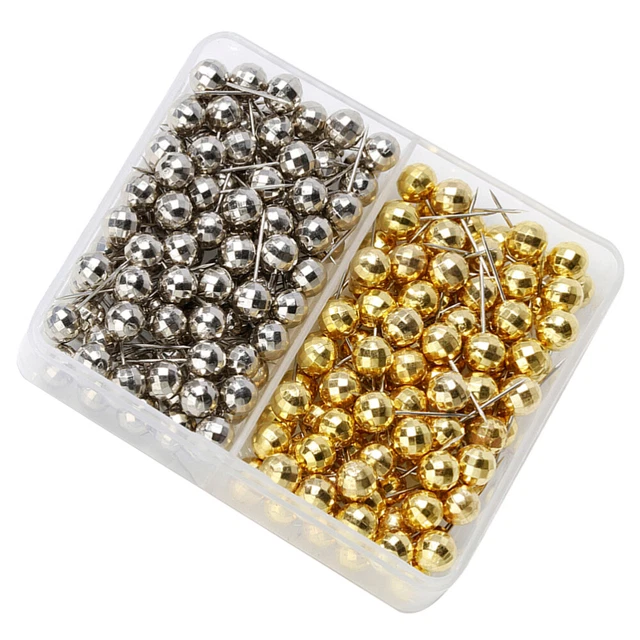 200 PCS ROUND Push Pin Metal Map Pin Fine Jewelry Positioning EUR 6,39 ...
