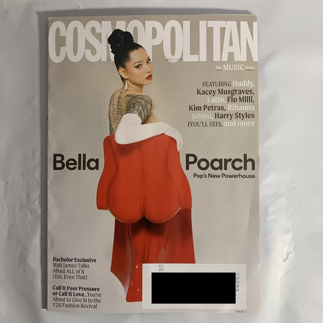 COSMOPOLITAN MAGAZINE APRIL 2022 Bella Poarch Music Issue Y2K Fashion