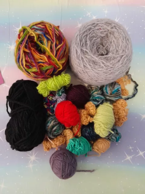 Joblot Knitting & Crochet Wool Yarn Job Lot Bundle