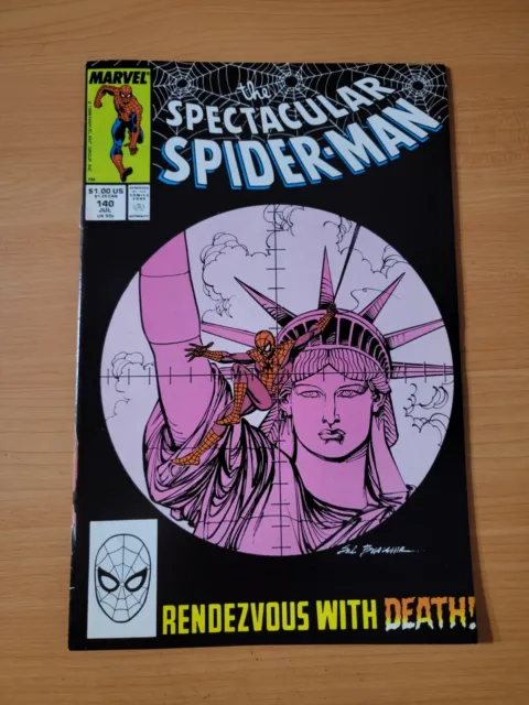 Spectacular Spider-Man #140 Direct Market Edition ~ NEAR MINT NM ~ 1988 Marvel