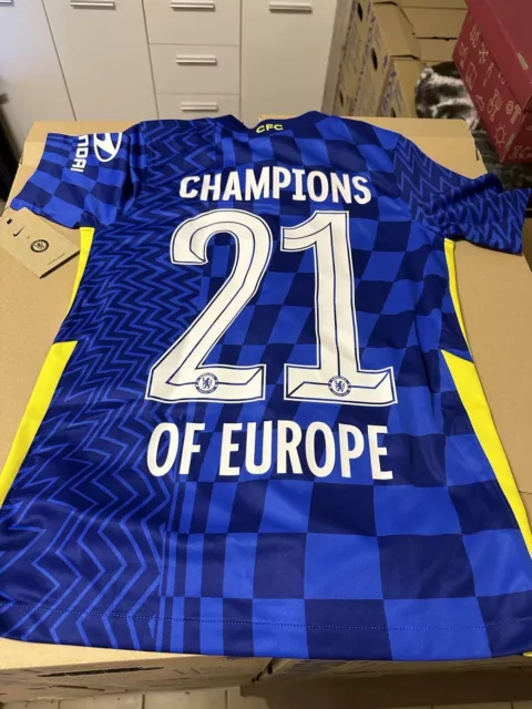 FC Chelsea Trikot Kinder Champions of Europe NEU 147-158cm