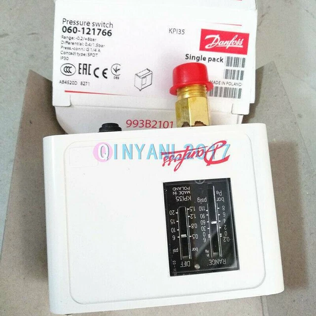 ONE Danfoss KPI35 060-121766 Pressure Switch New