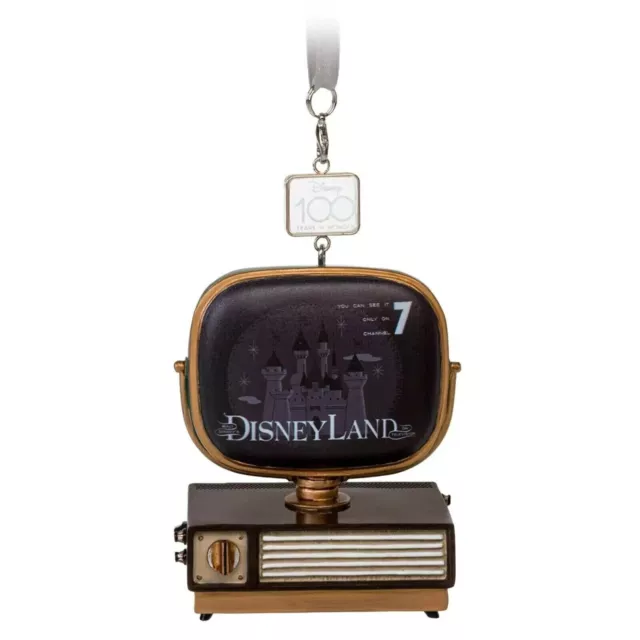 Walt Disney's Disneyland Light-Up & Sound Magic Sketchbook Disney 100 Ornament