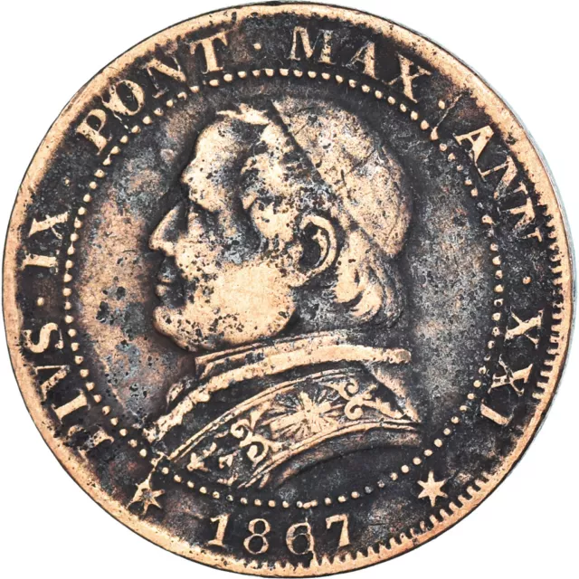 [#1330740] Monnaie, Vatican, Soldo, 1867
