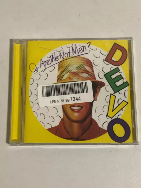 Devo - Q: Are We Not Men? A: We Are Devo! - CD - New Sealed Case Cracked