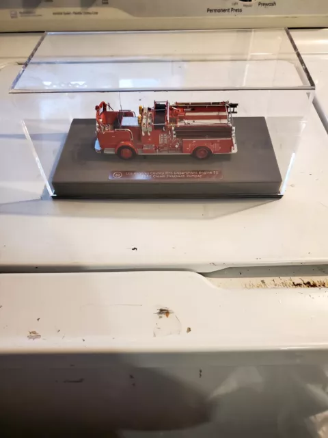 LA COUNTY FD Emergency 1965 Crown Firecoach ENGINE 51 Fire Replicas 1/50