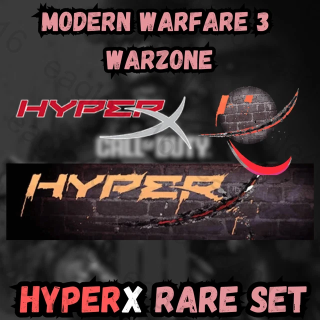 Hyperx Code Mw2 CALL OF DUTY Modern Warfare 3 MW2 MW3 HYPERX FULL SET $68.76 - PicClick CA