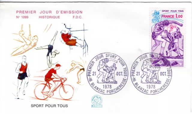 2020++FDC  ENVELOPPE 1er  JOUR      SPORT  POUR  TOUS.