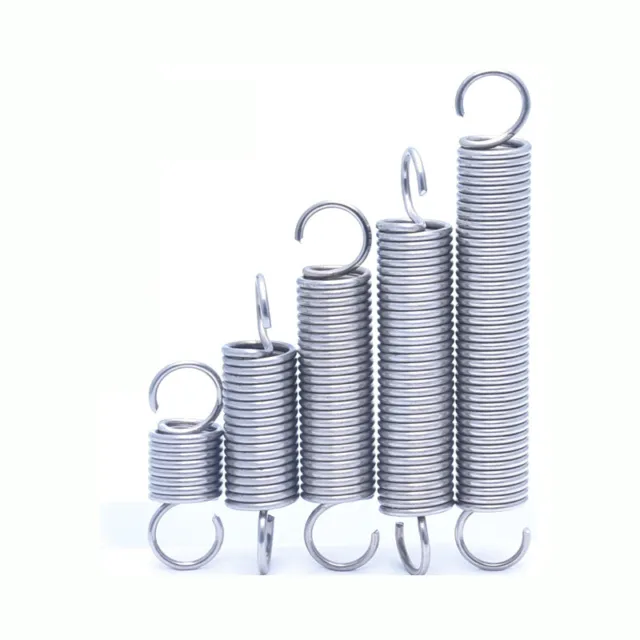 0.5mm Wire Dia Expansion Tension Extension Spring 3/4mm OD 304 Stainless Steel
