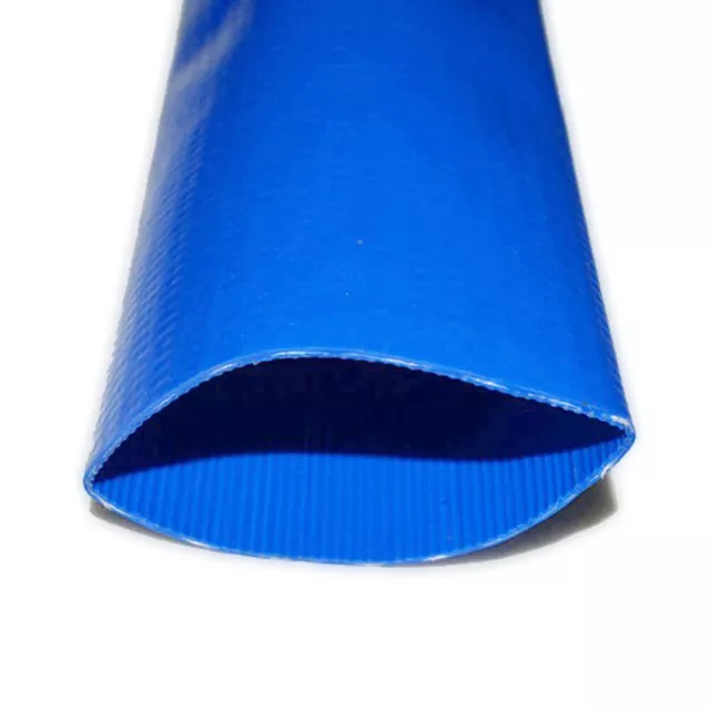 Blue Layflat Hose w/ Low Pressure Stability (LPS) 25mm Cut to Length BLF-PLBL...