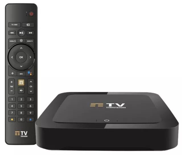 Tim Vision Box 4K Decoder Dvb-T2 Digitale Terrestre Telecomando Android Tv Casa