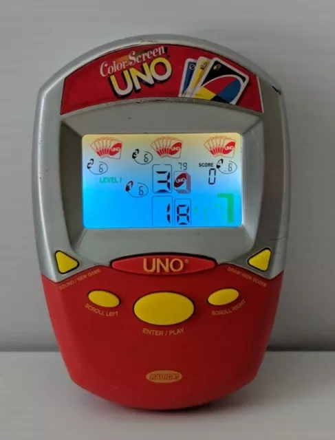UNO 360 Radica Handheld Electronic Game Color Screen Factory 2009