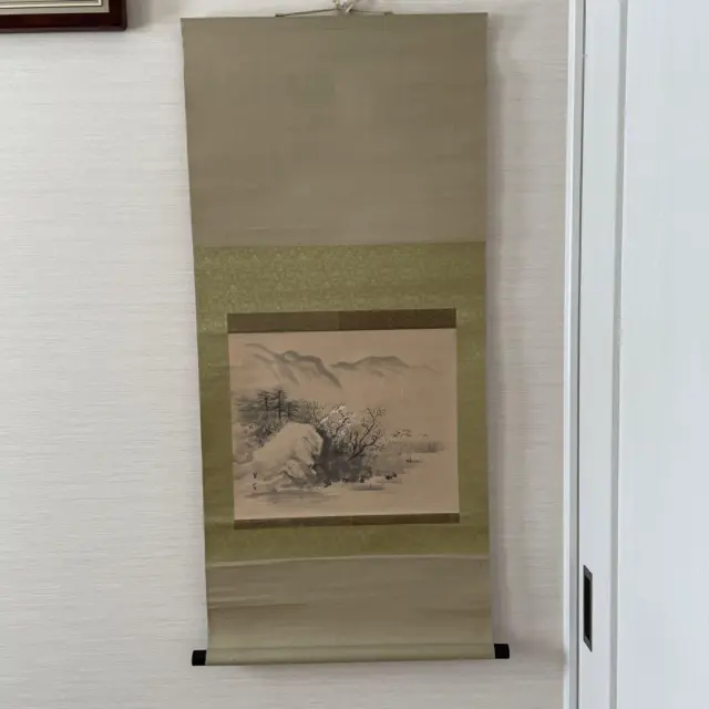52 x 112 cm Cherry Blossom Japanese Hanging Scroll Kakejiku Asian Culture Art