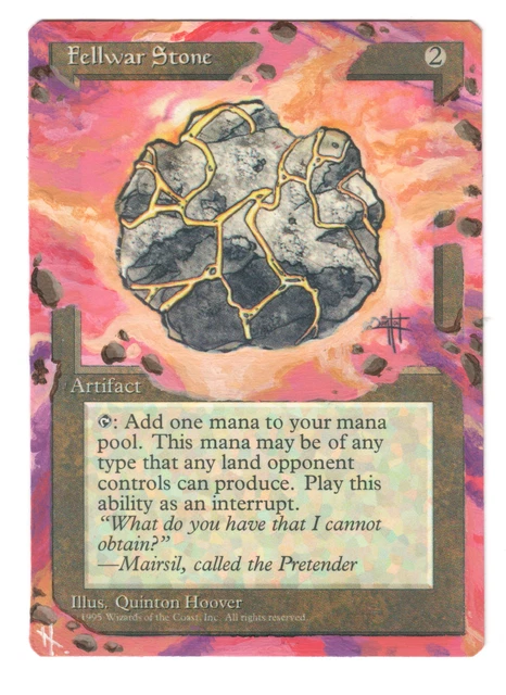Magic: The Gathering – Fellwar Stone (Pietra Fellwar) – Fourth Edition (4ED) – Carta Singola Non Comune