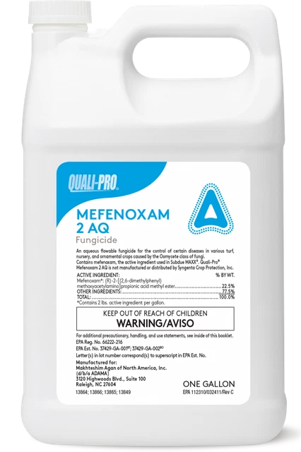 Mefenoxam 2 AQ Fungicide (Subdue Maxx) - Gallon