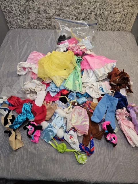 Lot Of Barbie Clothes And Assessories