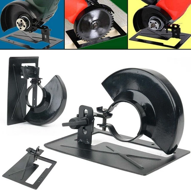 Réglable Meuleuse Angle Support Base Noire Équipement Métal Accessoires