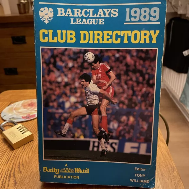 Football - Barclays League 1989 Club Directory