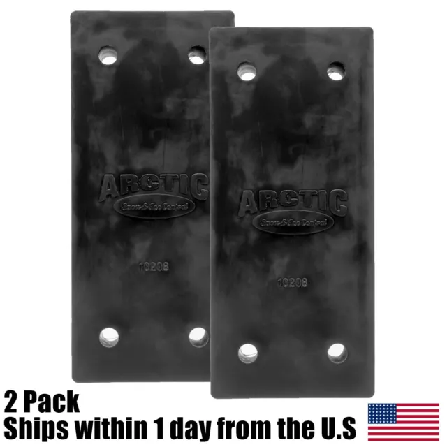 2PK OEM Arctic Poly Mounting Block 10208 for Arctic LD Sectional Plows 2018 & UP