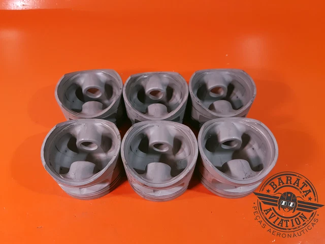 Piston - Kit 6 Units - Removed From Engine Tsio-520B   P/N1: 648044