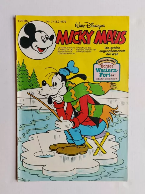 Ehapa - Micky Maus Nr. 7 / 1979 - Z2 (mit Schnipp / ohne Beilage)