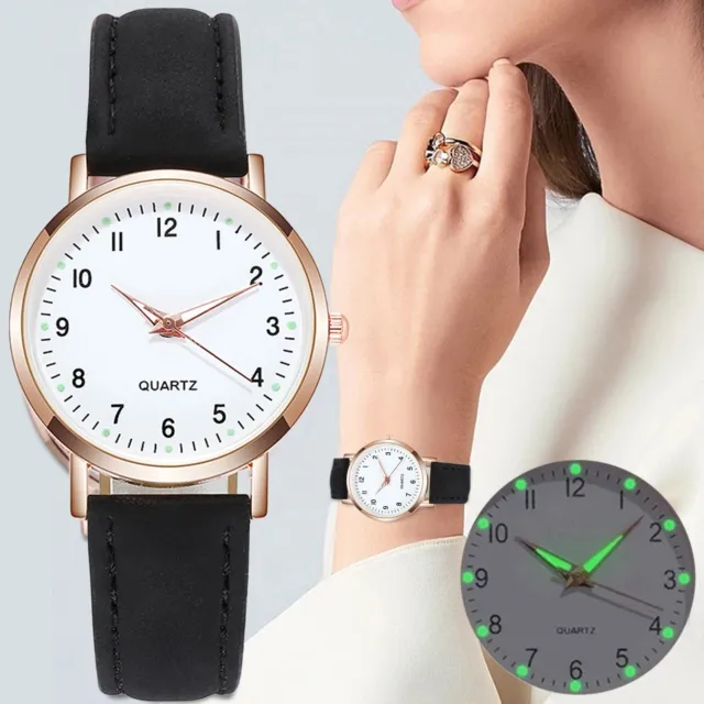 Ladies Wrist Watch Quartz Watches Analogue Women Watch Leather Strap Casual Gift