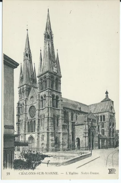 CPA 51 - Chalons-Sur-Marne - CHURCH Lady