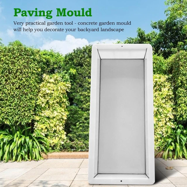 DIY PAVING MOULDS Home Garden Path Reusable Concrete Cover Rectangle