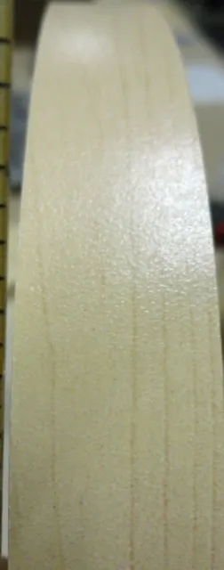 Maple Hard Rock woodgrain print edgebanding polyester 7/8" x 120" with adhesive