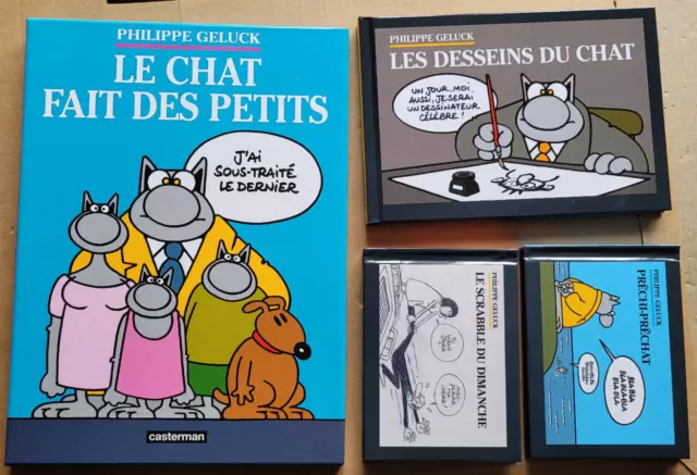 Le Chat Le Chat fait des Petits P GELUCK éd Casterman 2015 en Coffret EO