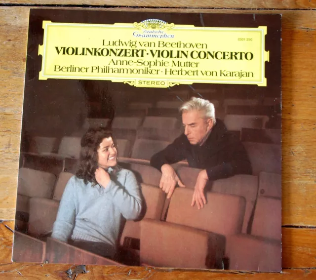 LP Ludwig van Beethoven - Violinkonzert Anne-Sophie Mutter / Herbert von Karajan