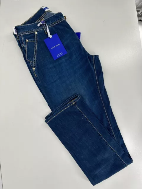 Jeans Uomo Jacob Cohen Leonard U Q E08 32 S 3735  Slim Fit