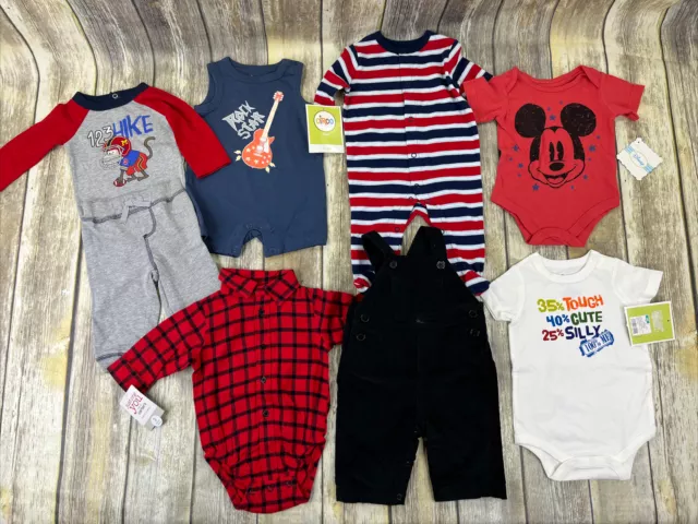 Circo Carters Disney Baby Boy 3 Months Mixed Lot Clothes New With Tags