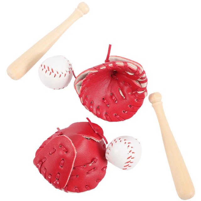 2 Sets Sports Balls Mini Baseball Set Baseball Kids Kids Sports Toys Model