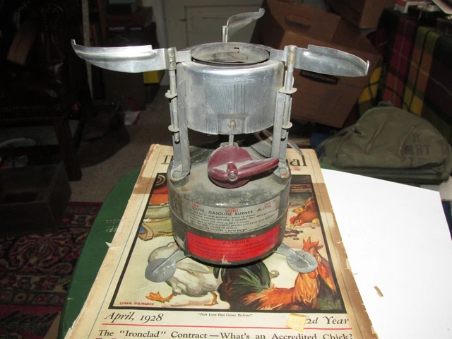 US Vietnam Era M1950 Cook Stove Rogers Mfg 1964 Dated Untested
