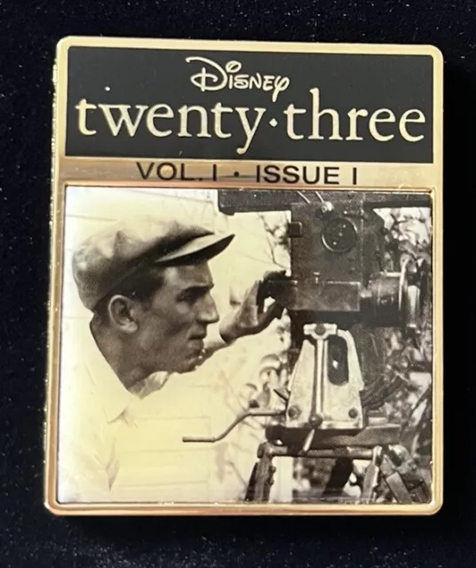 Disney Enamel Pin D23 Twenty Three Magazine Cover Walt Disney Vol 1 Issue 1 Noc
