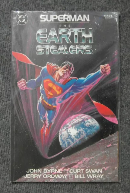 SUPERMAN: THE EARTH STEALERS - DC 1988 - John Byrne - 1st printing VGC