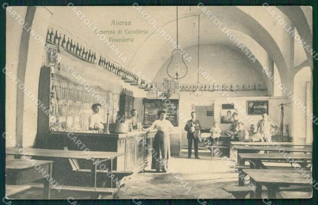 Caserta Aversa Militari cartolina QZ3464