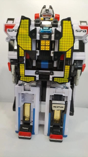 Power Rangers Deka Ranger POWER RANGERS TOKUSOU Sentai Dekaranger DX Deka Base Robo SPD Megazord ...