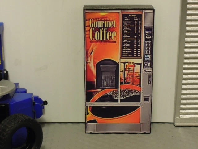 1:24th  2D Miniature Vending Machine Gourmet Coffee