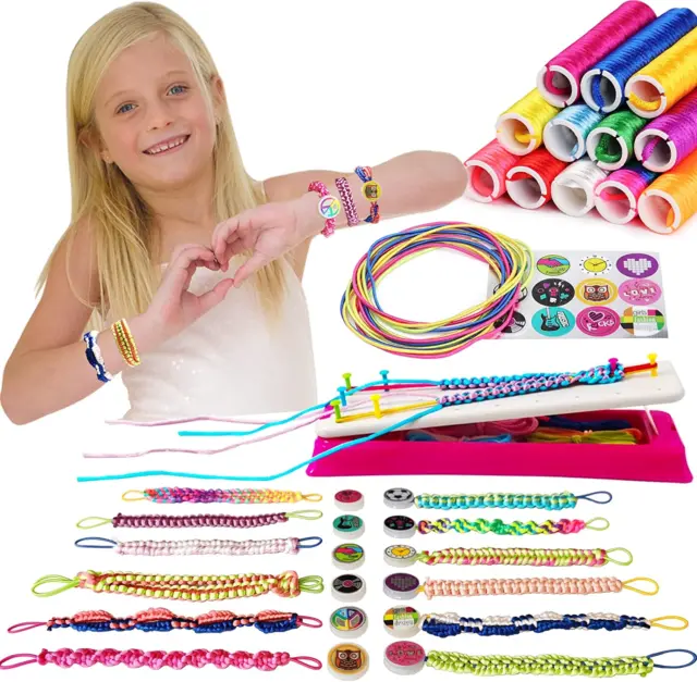 Friendship Bracelet Making Kit for Girls, Whale Shaped Bracelet Maker,  Crafts fo