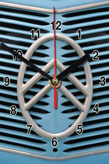 Horloge Murale Logo Fendt Sur Tôle-01M - FR