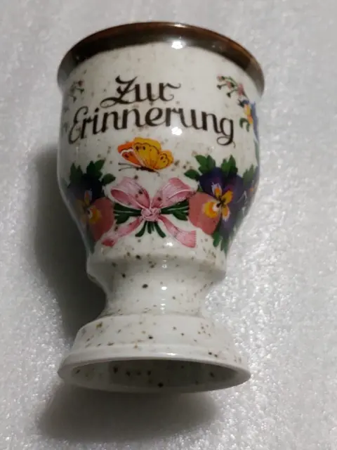 Becher Pokal - Zur Erinnerung  Vintage