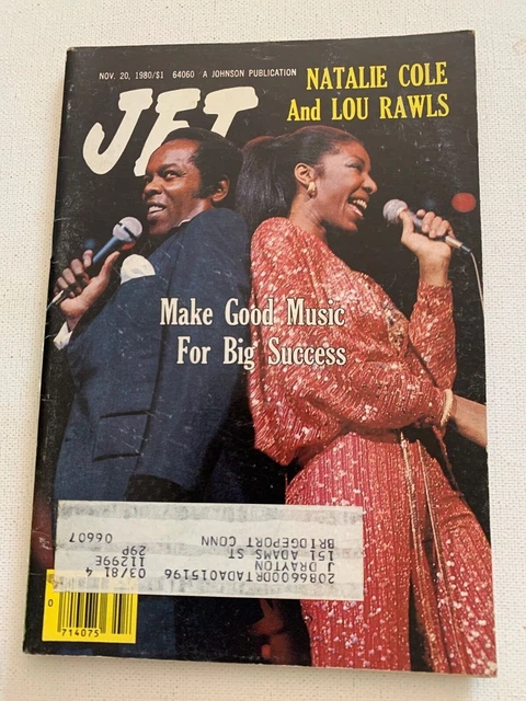 Jet Magazine Nov 20, 1980 Natalie Cole And Lou Rawls Make Good Music For Big Suc